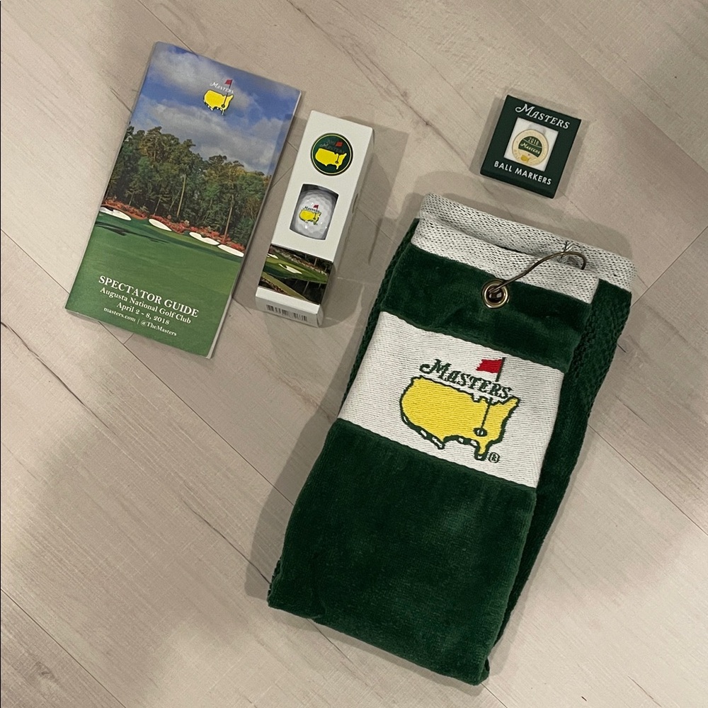 2018 Masters Golf Tournament gear. All unused.